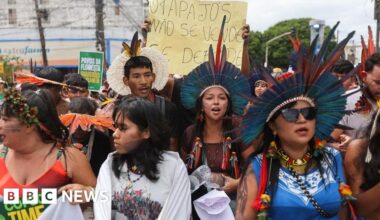 Thousands march outside COP30 summit in call for action