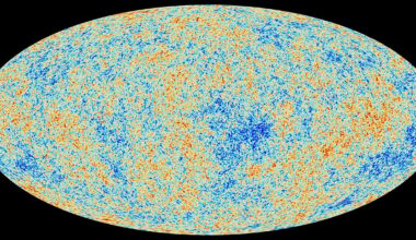 Temperature map of the cosmic microwave background measured by the Planck spacecraft (Credit : ESA and the Planck Collaboration)
