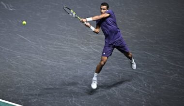 Auger-Aliassime closes in on ATP Finals spot with win over Vacherot in Paris