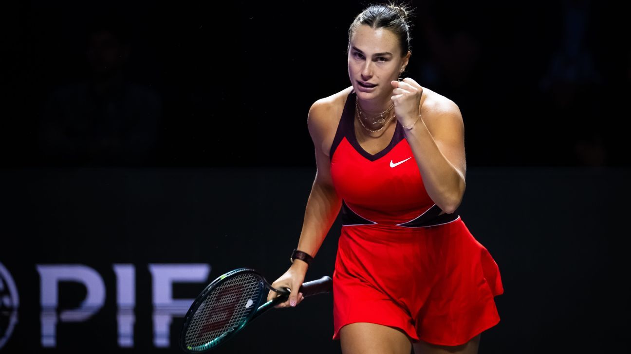 Aryna Sabalenka, Jessica Pegula win WTA Finals openers
