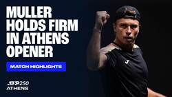 Highlights: Muller rallies past Struff in Athens R1 2025 | ATP Tour