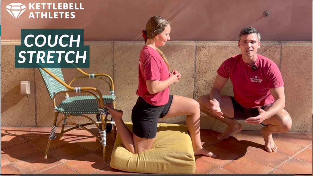 Couch Stretch - Hip Opener by Kettlebell Athletes - YouTube