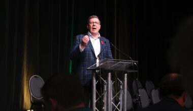 Moe gets more than 80% approval in leadership vote after taking blame for Sask. Party losses in cities