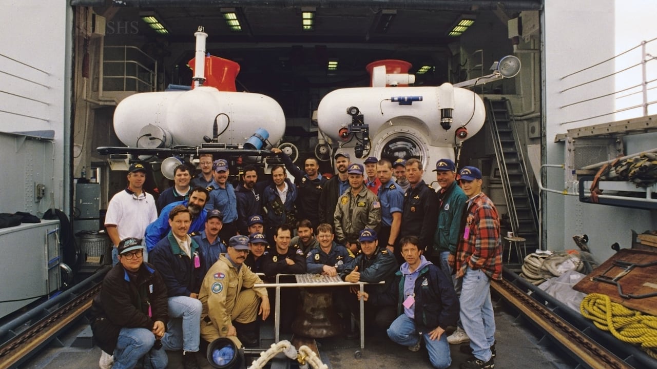 Crew from the 1995 expedition of the Edmund Fitzgerald that recovered the ship's bell.