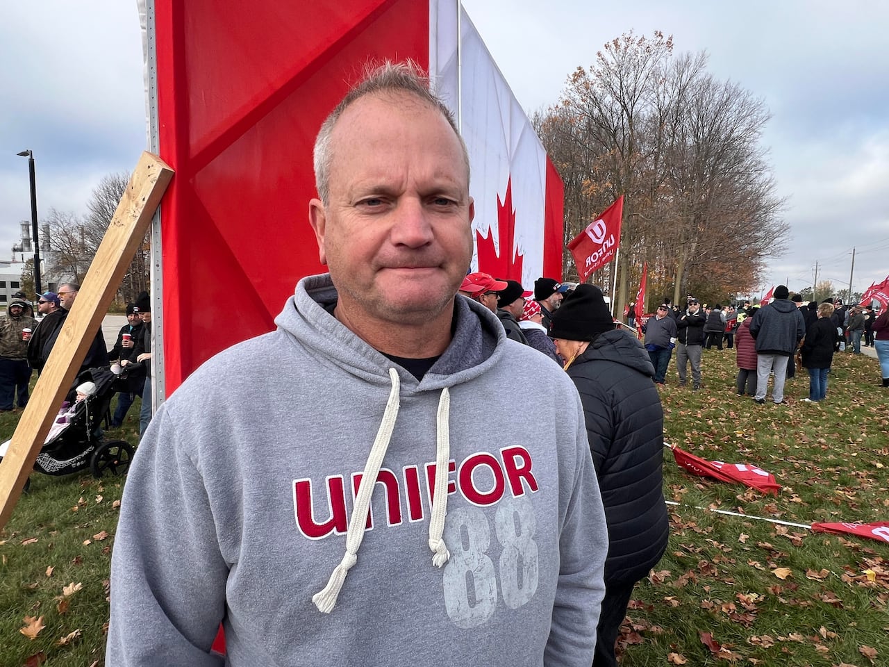 Mike Van Boekel, president of Unifor Local 88.