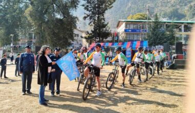 20 NCC cadets embark on cycling expedition to mark 78th Raising Day
