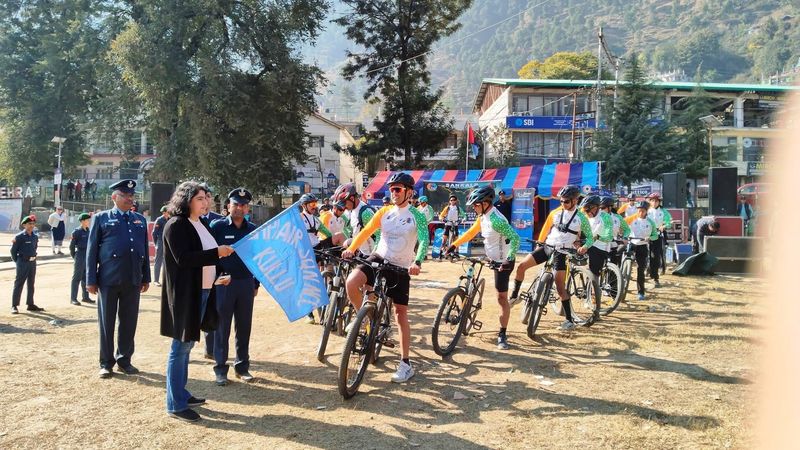 20 NCC cadets embark on cycling expedition to mark 78th Raising Day