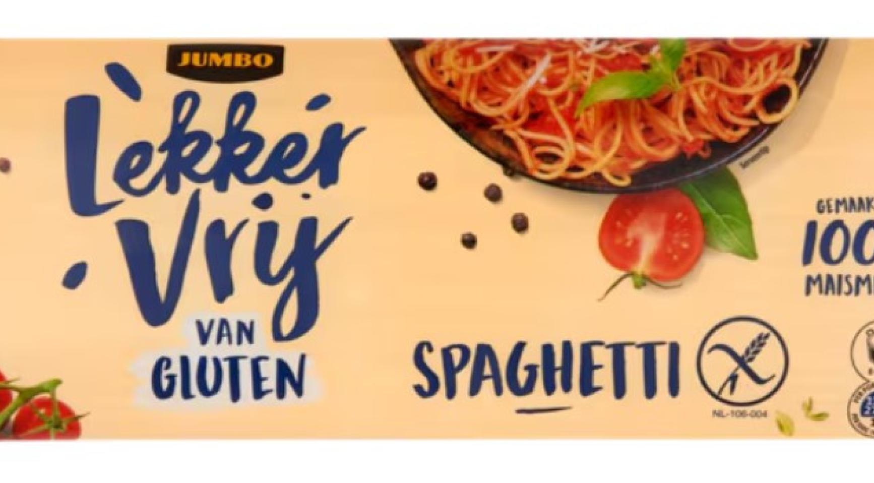 Jumbo recalls gluten-free spaghetti for having too much gluten