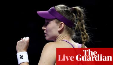 WTA Finals tennis: Rybakina beats Swiatek; Anisimova v Keys to come – live | WTA Finals