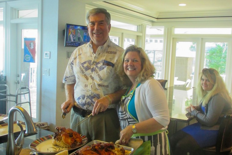 Steven Schwartz and his wife Rebecca Schwartz.