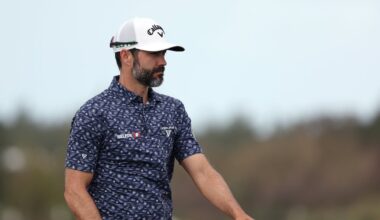 Adam Hadwin holds onto the lead in the windy Butterfield Bermuda Championship