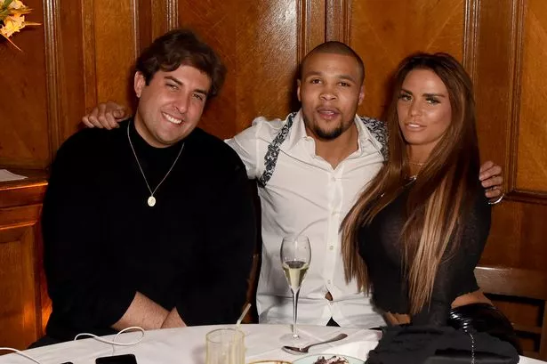 Eubank Jr with reality TV star James Argent and Price at his birthday party in 2019