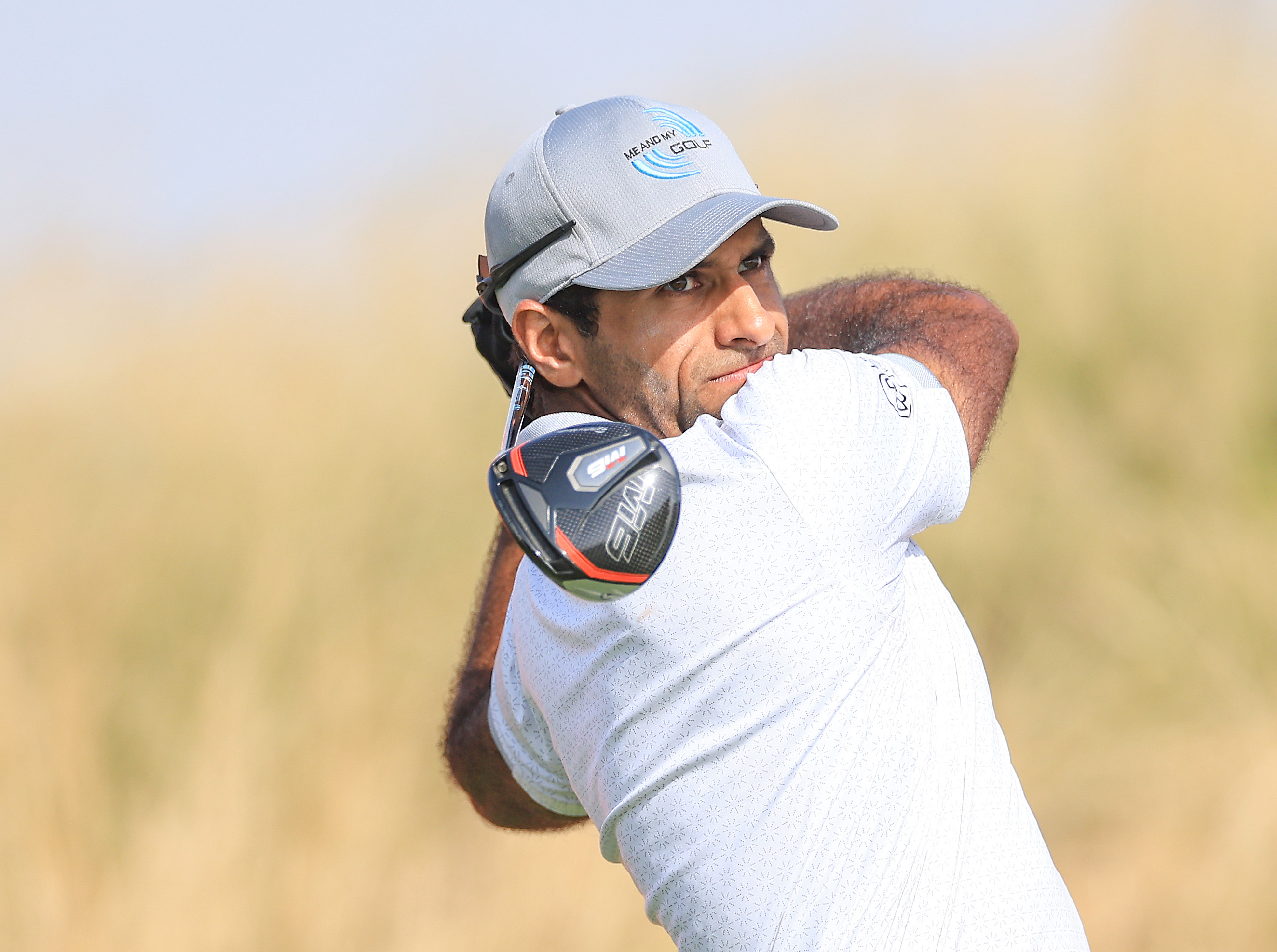Aaron Rai with his old TaylorMade M6 driver