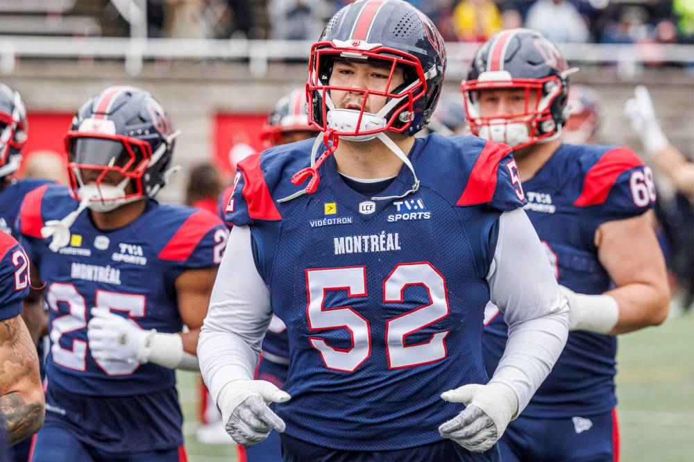 Montreal Alouettes Photo
Montreal Alouettes rookie Tiger Shanks has kept his starting job on the offensive line since Week 14.
