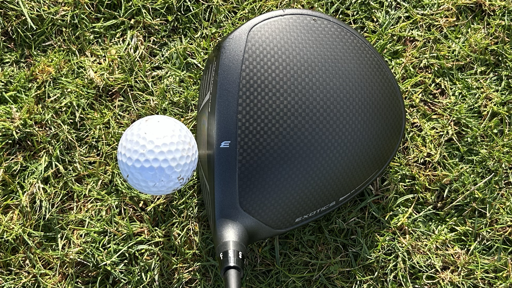 Photo of the Tour Edge Exotics Max Driver at address