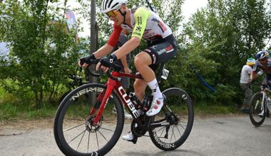 BUKOWINA TATRZANSKA, POLAND - AUGUST 09: Tom Paquot of Belgium and Team Intermarche - Wanty competes during the 82nd Tour de Pologne 2025, Stage 6 a 147.5km stage from Bukowina Resort to Bukowina Tatrzanska 943m / #UCIWT / on August 09, 2025 in Bukowina Tatrzanska, Poland. (Photo by Luc Claessen/Getty Images)