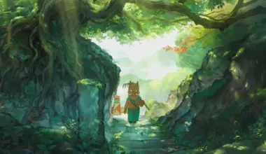 The Chinese animated comedy Nobody features a traditional watercolour painting style in its landscapes.