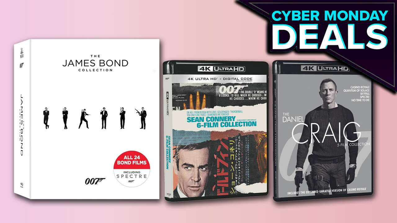 James Bond Cyber Monday Deals - 24 Movies For $55, 4K Blu-Rays For $13, And More