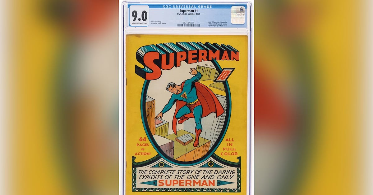 ‘Superman #1’ copy found in attic becomes most expensive comic ever sold - CTV News