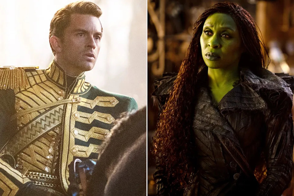 Giles Keyte/Universal Pictures (2) Jonathan Bailey and Cynthia Erivo.