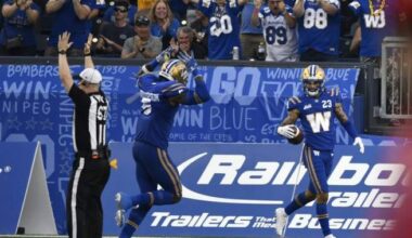 Bombers’ returner Vaval doubles down at CFL Awards, winning Most Outstanding Special Teams Player and Rookie - Winnipeg