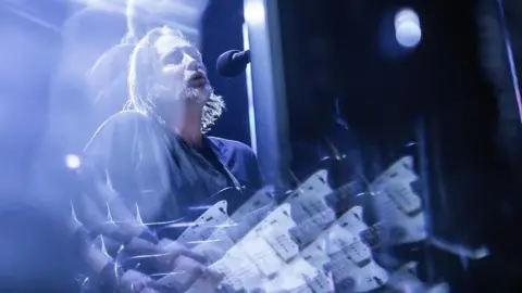 Alex Lake / @twoshortdays Thom Yorke of Radiohead at the O2 Arena in London