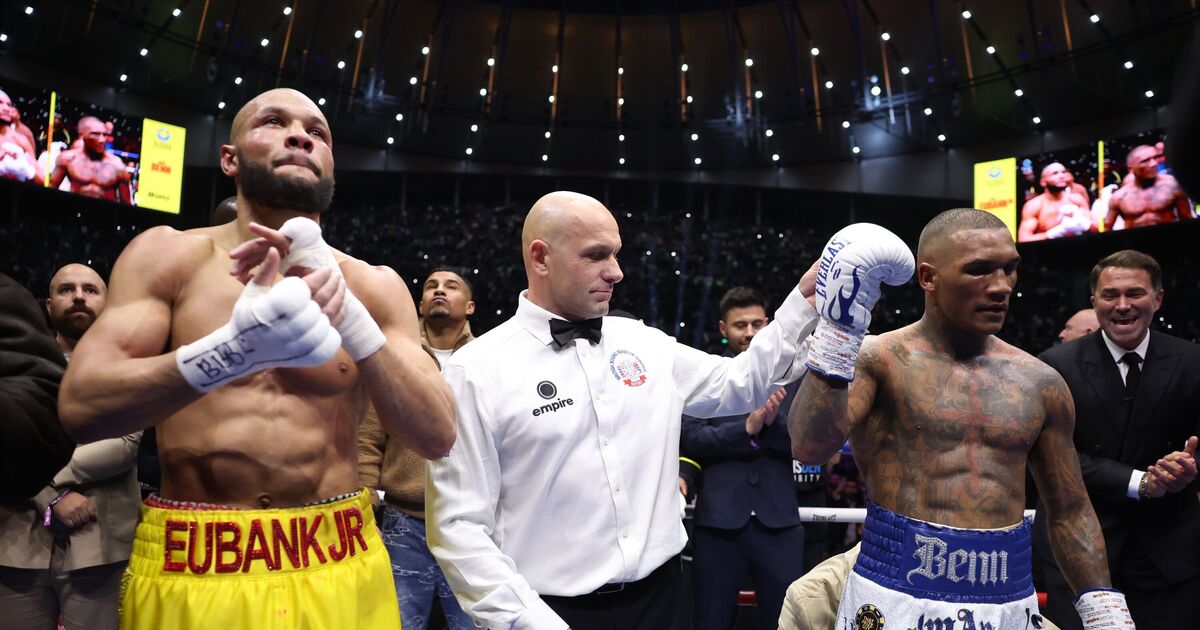 Eubank Jr vs Benn judge causes uproar as scorecards revealed | Boxing | Sport