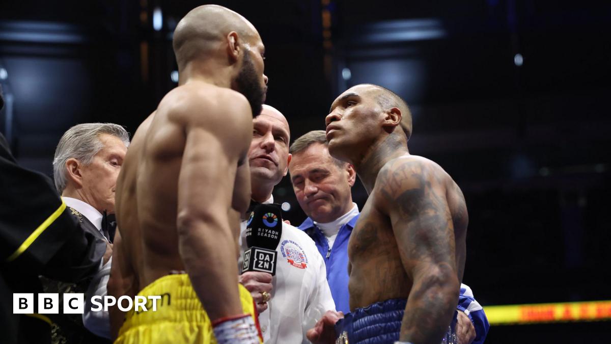 Chris Eubank Jr and Conor Benn face off before their rematch