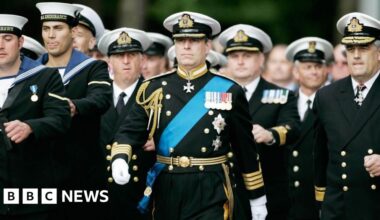 King wants Andrew to lose last military title, minister says