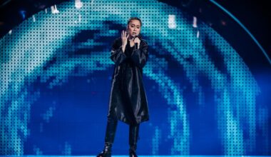 Andrea, North Macedonia. Image source: EBU / Nathan Reinds