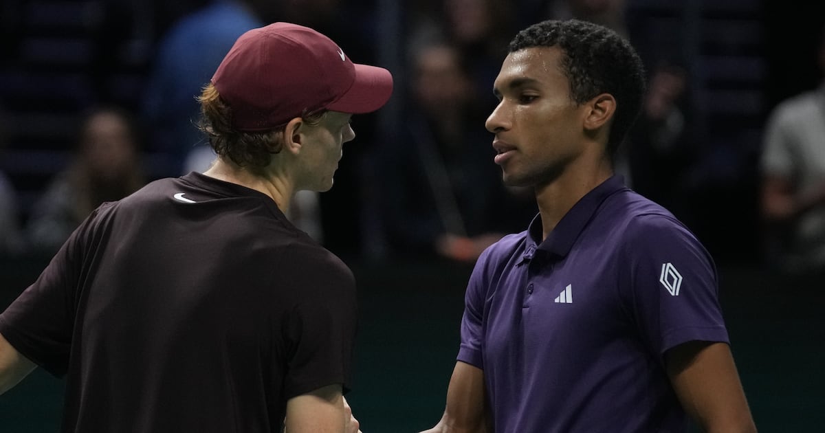 Felix Auger-Aliassime falls in Paris Masters final to Jannik Sinner, who reclaims world No. 1 ranking