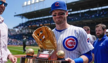 Ian Happ wins again as Chicago Cubs earn a major league-high three Gold Glove awards