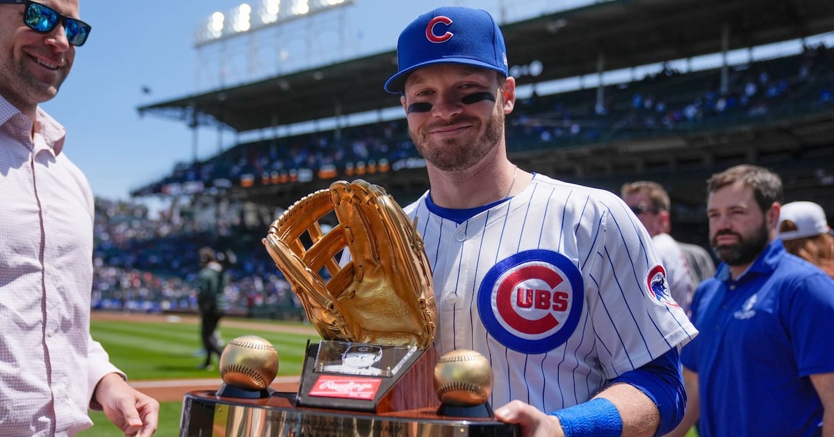 Ian Happ wins again as Chicago Cubs earn a major league-high three Gold Glove awards