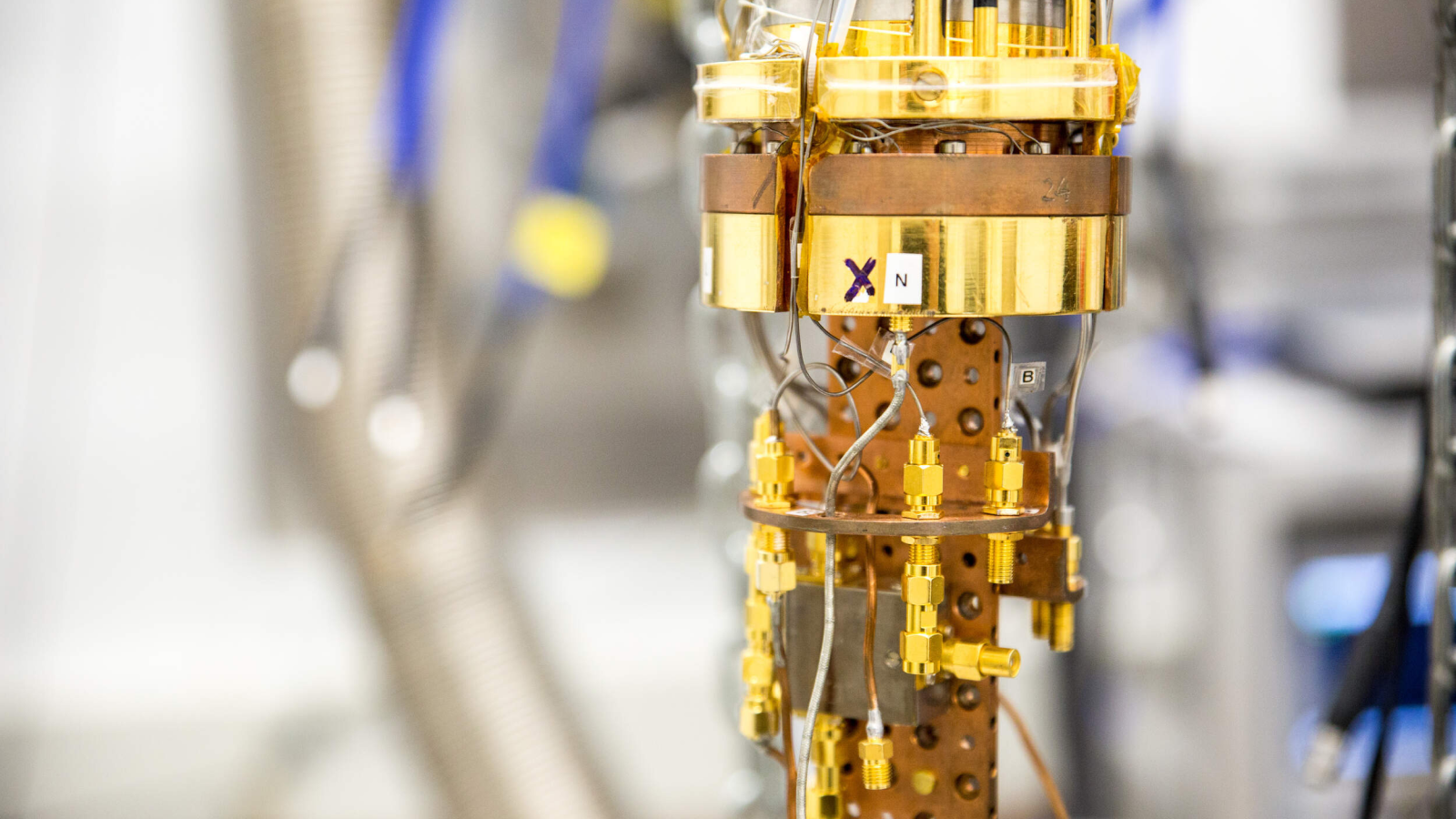 A time crystal formed on top of a superfluid in ultracold conditions.