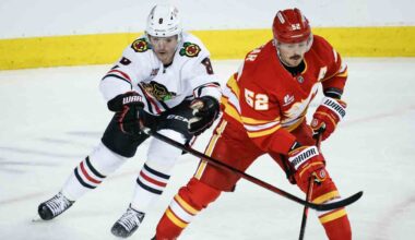 Weegar voices frustration with Flames' effort after loss to Blackhawks