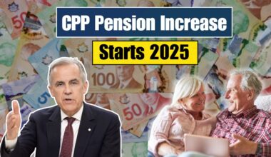 CPP Pension Increase Starts 2025