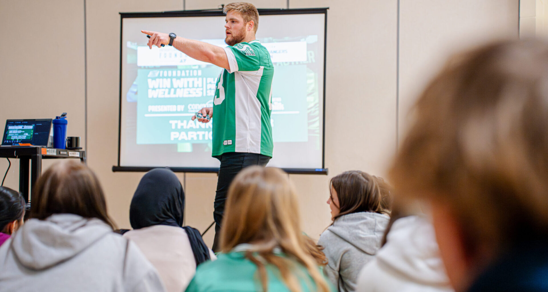 Ferland makes it four: Roughriders centre receives Jake Gaudaur Veterans’ Award