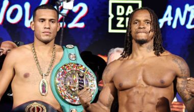 David Benavidez vs Anthony Yarde live scorecard and full Ring IV undercard results