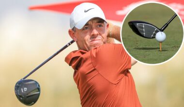 Rory McIlroy with the new TaylorMade Qi4D driver