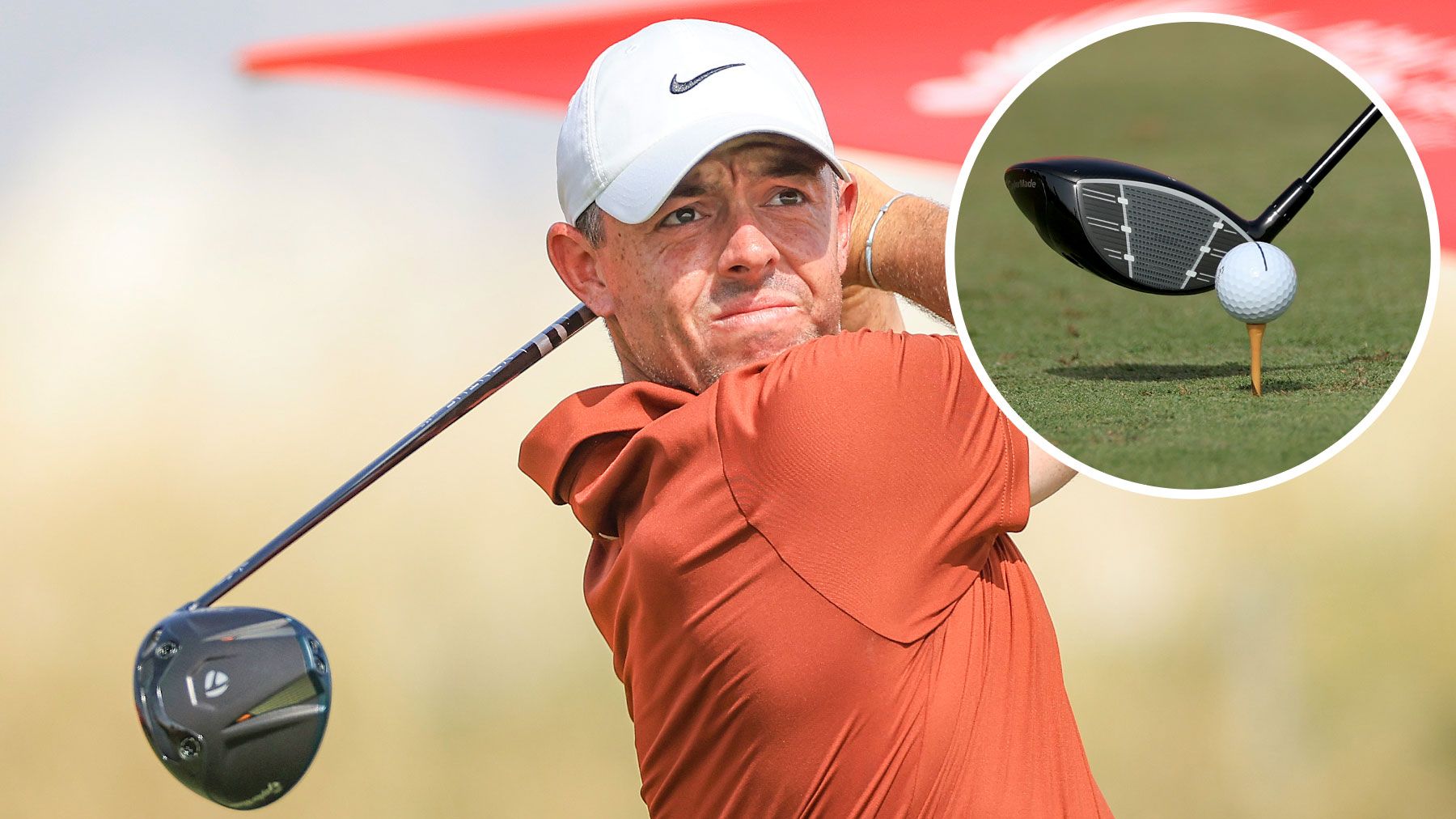 Rory McIlroy with the new TaylorMade Qi4D driver