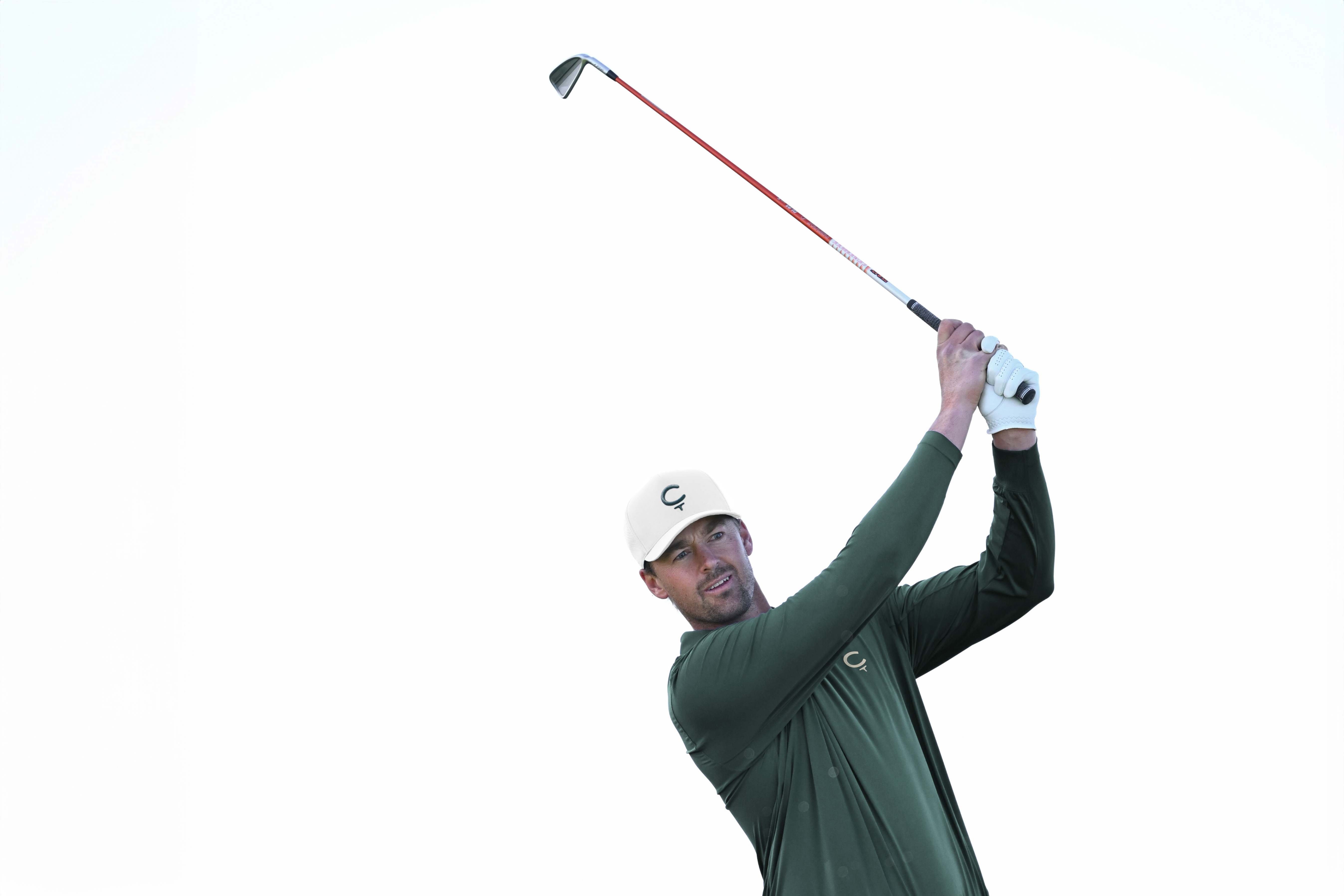 Victor Perez hits an iron shot