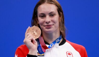 Olympic swimmer Penny Oleksiak gets two-year suspension for anti-doping rule violation