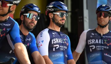 ESCHBORN, GERMANY - MAY 01: Oded Kogut of Israel and Team Israel-Premier Tech prior to the 63rd Eschborn-Frankfurt 2024 a 201.5km one day race from Eschborn to Frankfurt am Main / #UCIWT / on May 01, 2024 in Eschborn , Germany. (Photo by Christian Kaspar-Bartke/Getty Images)