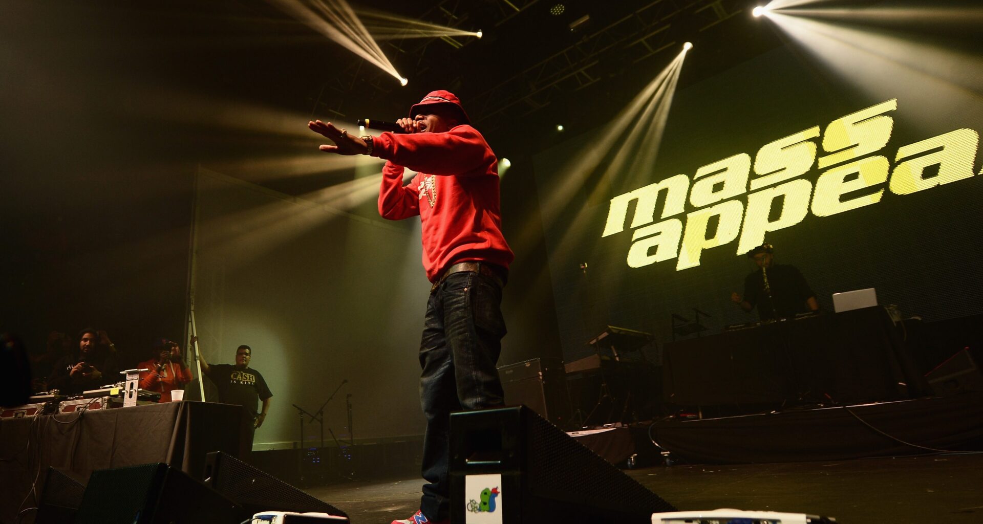 Nas performs during the Mass Appeal SXSW music Showcase