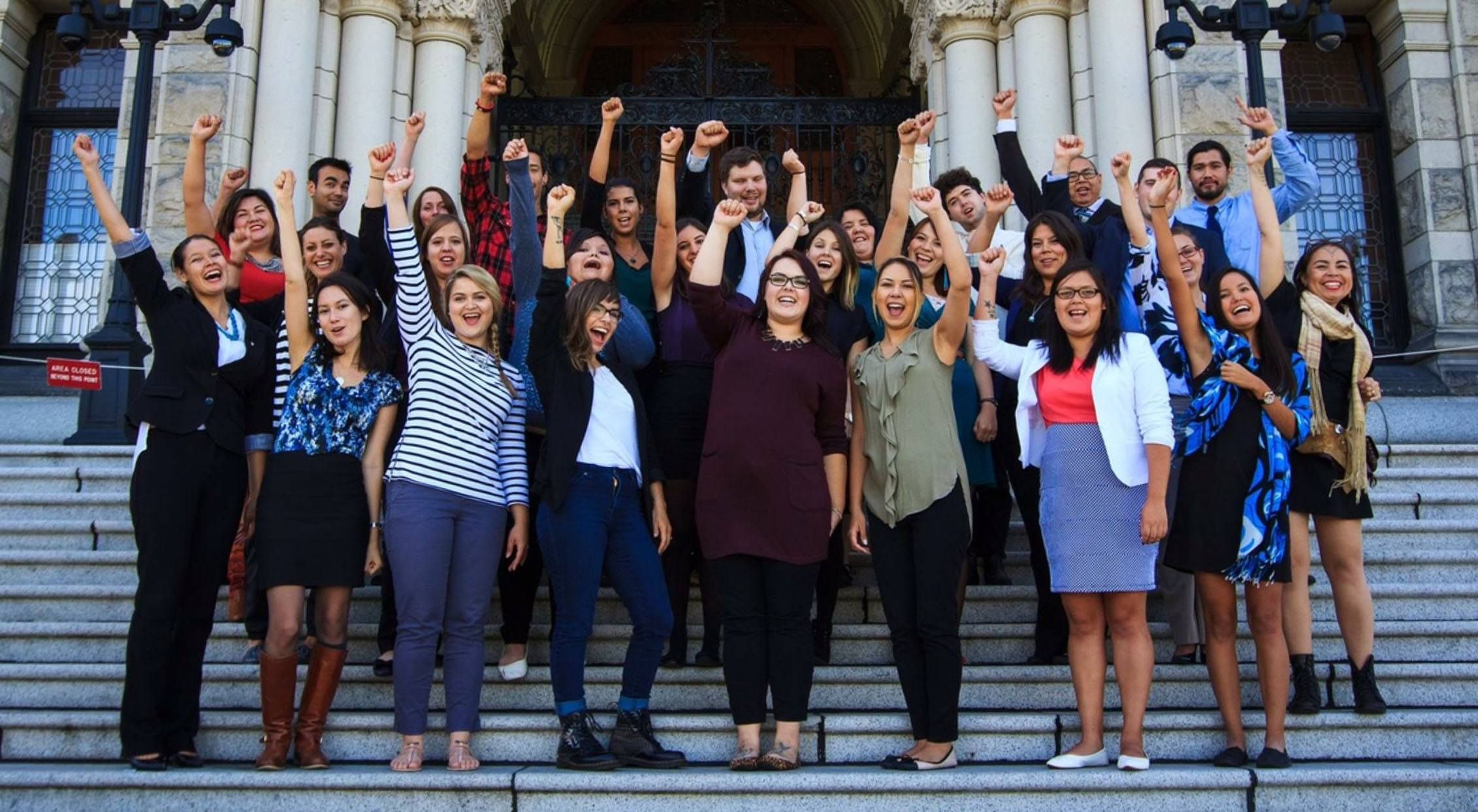 Interns at the BC Public Service, which was named the top employer in BC in a list of Canada