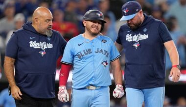 Blue Jays' Kirk says he's good to go for Game 7 after hit-by-pitch