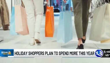 Holiday shoppers plan to spend more this year