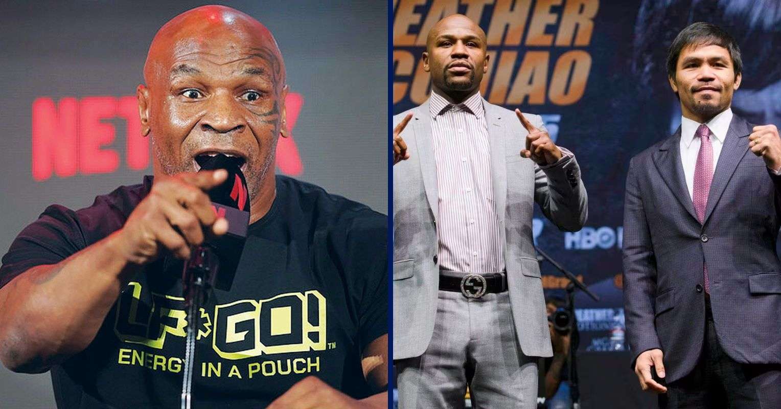 Mike Tyson Reacts To Reports Of Mayweather vs Pacquiao 2 After Announcing Own Fight With Mayweather