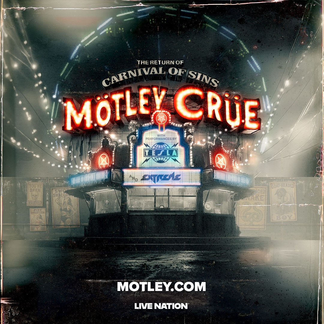 Motley Crue 2026 Tour admat