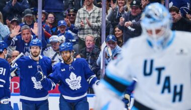 John Tavares scores 501, Mattias Maccelli gets two points in Toronto Maple Leafs’ win over Utah Mammoth